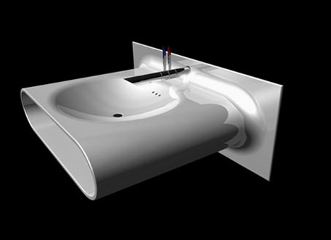 Stefano Casanova设计的调制浴室系统