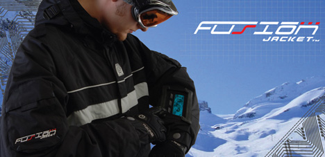 Nick Ellrich设计的GPS滑雪板夹克