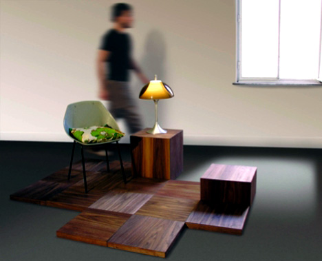 Floris -木地板系统由Klaartje Daamen设计