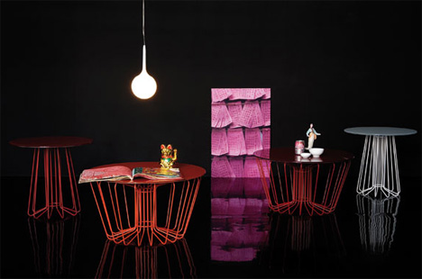 Arik Levy设计的Zanotta Wire Tables