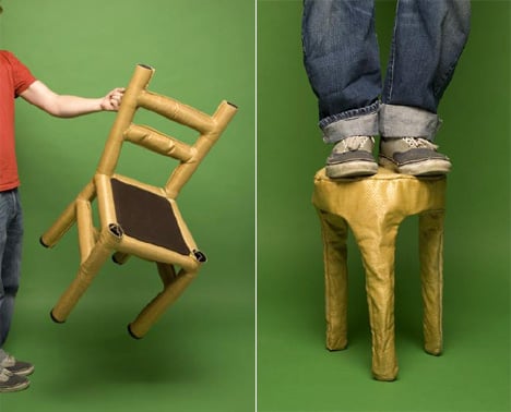 用织物缝制的椅子