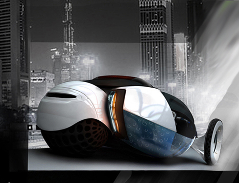 由Luis Pinheiro de Lima设计的Bio Top自动充电汽车概念