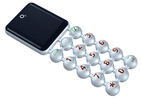 Tjep设计的O2分子概念手机