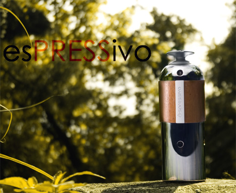 esPRESSivo便携式浓缩咖啡机由Chao邵伦设计