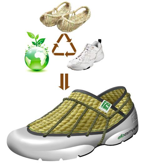 HoDong Sung设计的Bio Mituri稻草运动鞋