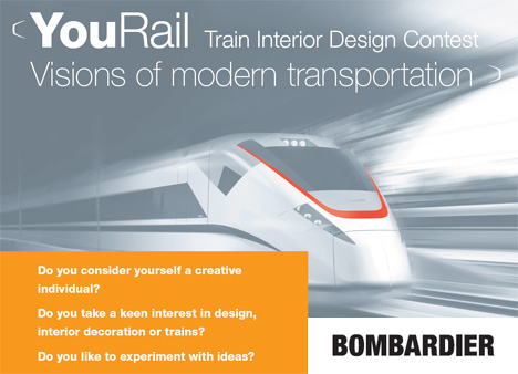 YouRail设计大赛-庞巴迪设计的现代交通工具