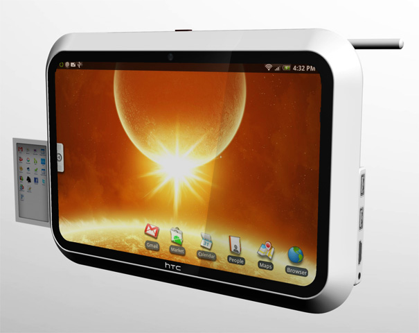 HTC Android操作系统运行的平板电脑发展到帖木儿Pinar