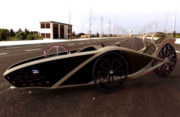 由Alexander Vittouris设计的BamTrike个人机动车辆