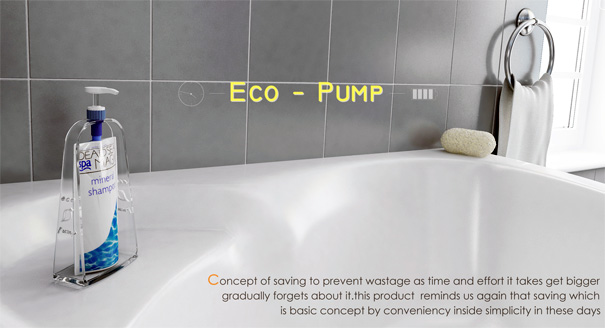 生态泵再填充分配器包装由Bang Ki Ryoul和Junga Kim设计