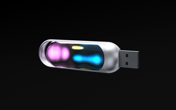 有趣的USB记忆棒由Mac Funamizu设计