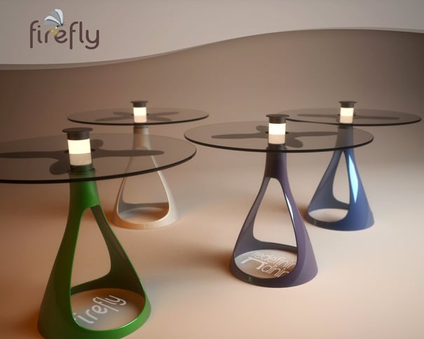 Vuk Dragovic设计的萤火虫太阳能台灯