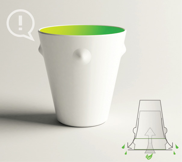 Seung Jun Jeong和Seo Young Moon设计的可堆叠杯子