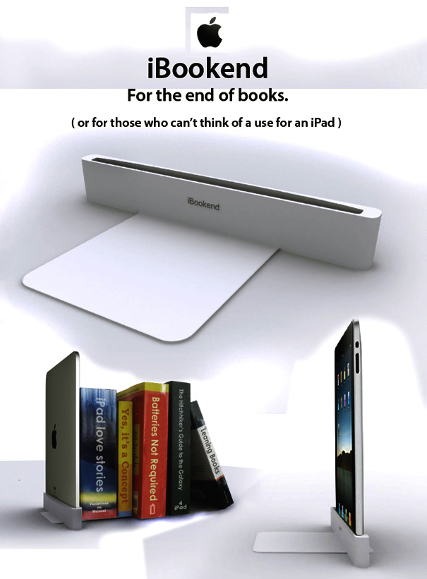 iBookend - iPad Bookends由Dominic Wilcox设计