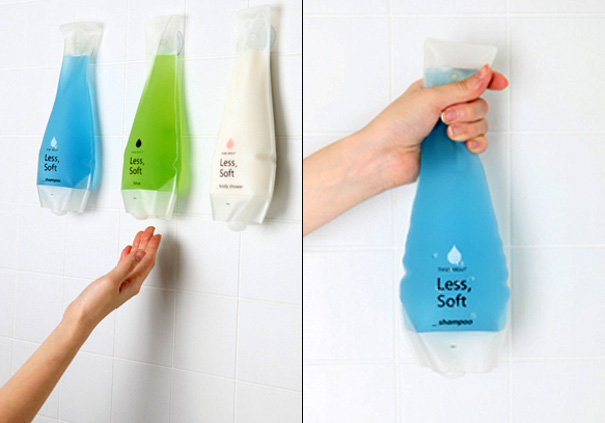 少软肥皂和洗发水包装由Jung Hyun Jee