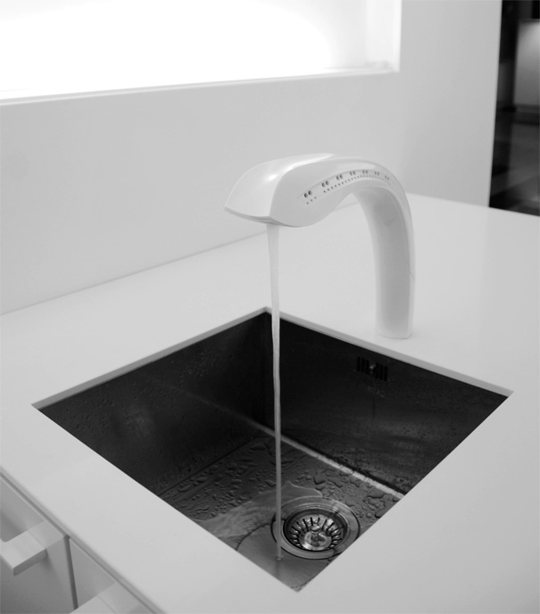 空间互动——Jasper Dekker设计的无触摸厨房水龙头