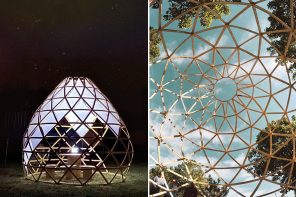 这个DIY套件可以让你用竹子建造自己的巨大圆顶!