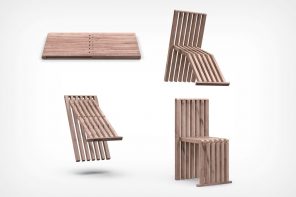 “Pad”从一个简单的平板变成了一个完整的折叠椅!