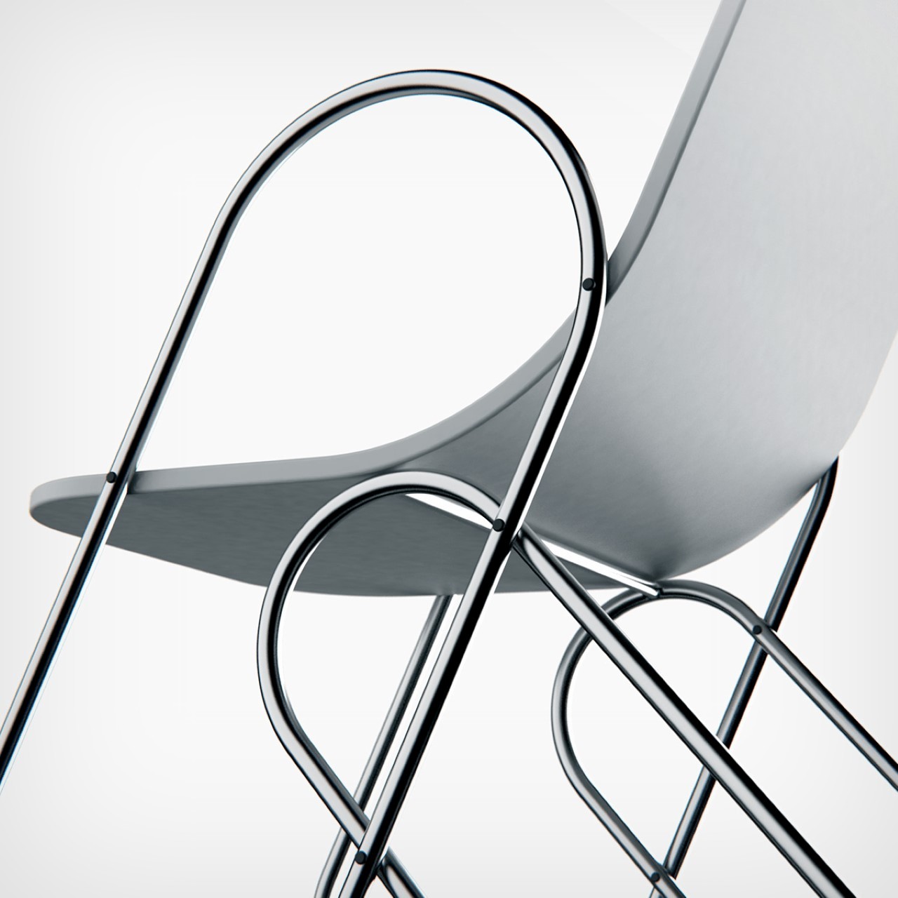 Andrew Edge设计的回形针椅子