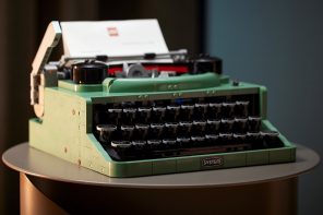 乐高怀旧与这个功能老式打字机，实际上是可以出售的!