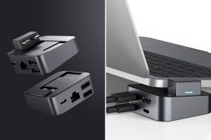 这款小型立方USB-C集线器作为笔记本电脑支架，有效地冷却和充电您的MacBook Pro！