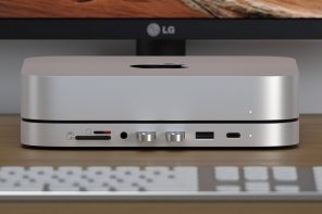 这款USB-C Mac mini集线器+ SSD铝无缝工作作为你的苹果电脑的支架!