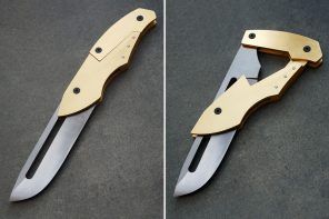 我从来没见过像这把独特的小刀是如何开合的