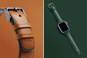 贝尔罗伊的皮革苹果表带给你的智能手表一个优雅的，老式的触摸