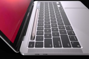 Apple刚刚提交了一个新的MacBook设计专利，用自己的集成苹果铅笔