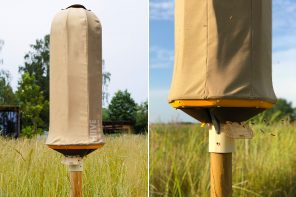 这个可持续的蜂巢是为了复制蜜蜂自然栖息地的小气候而设计的!