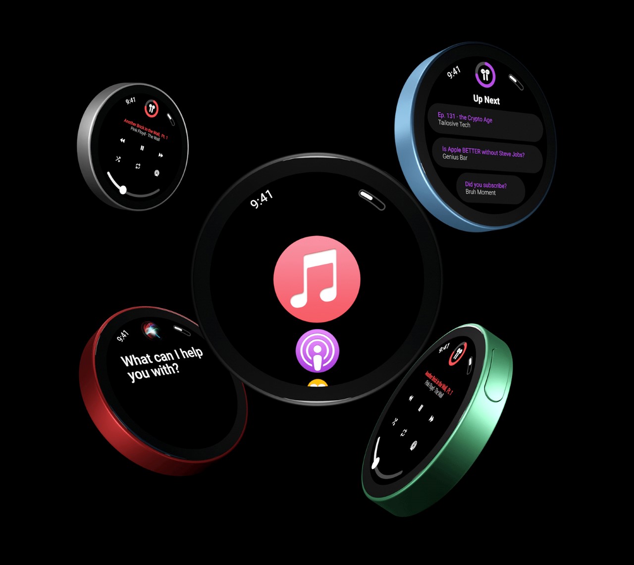 Andrea Copellino设计的苹果iPod Nano圆形概念