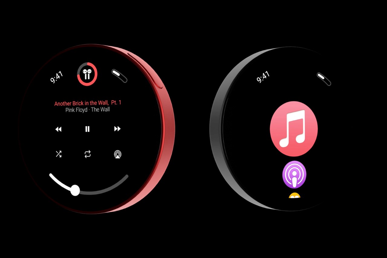Andrea Copellino设计的苹果iPod Nano圆形概念