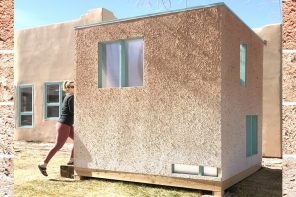 由再生纸制成，这个微型住宅探索可持续建筑和低影响建筑!