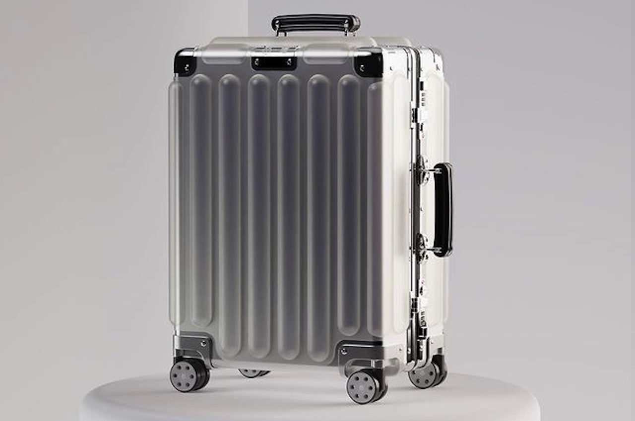奔跑的家伙半透明行李箱设计
