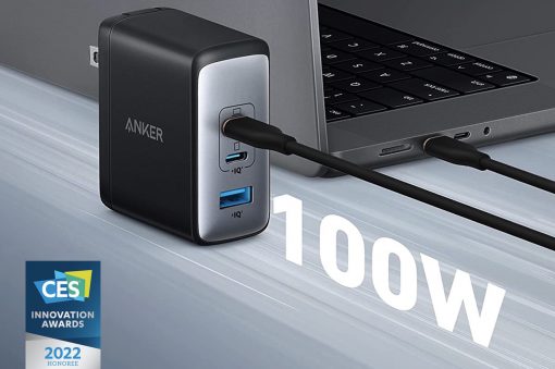 安加100 w C USB充电器的细节