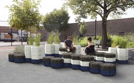 基础塑料公共家具座椅
