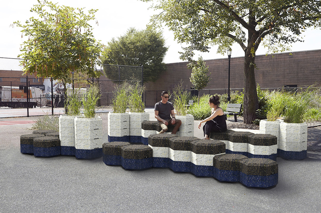 基础塑料公共家具座椅