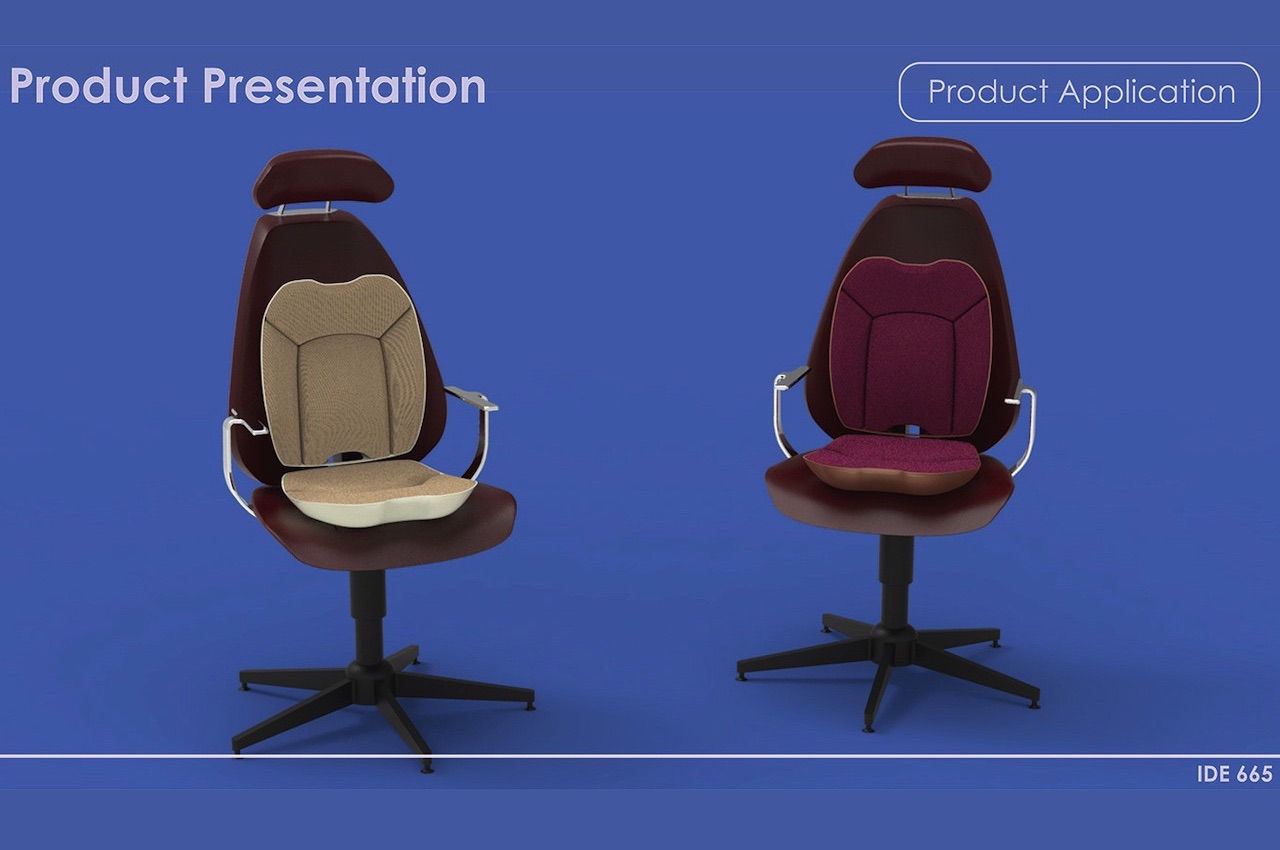 符合人体工程学的便携式座椅概念