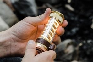 Imitating an Edison bulb, this flashlight radiates warm glow that’s subtle on the eye and super-helpful in the outdoor
