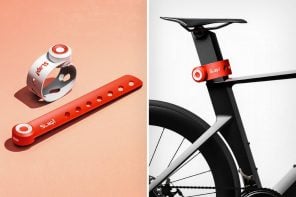 简单而聪明的slap-band自行车锁设计灵感来源于有趣的儿童玩具