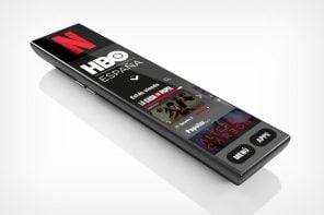 Universal TV remote with a built-in touchscreen display gives remote controllers a ‘modern touch’
