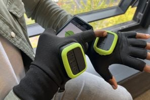 These gloves help visually-impaired sports fans enjoy events even more