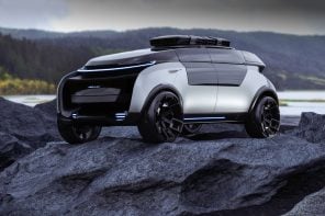 未来跨界SUV探索了一种新的设计美学与交错驾驶舱和大灯