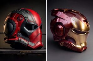 Safety never looked sexier with these AI-generated superhero motorbike helmets