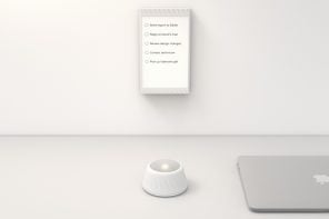 E-Ink wall display and desk dial offer a fusion of digital and analog productivity