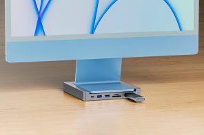 Sleek iMac Stand gives you a bunch of front-facing ports along with a detachable 2TB SSD