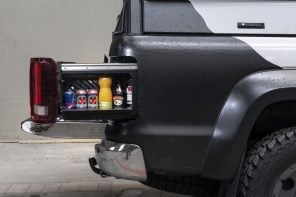This hidden Taillight Drawer gives you secret storage in your pickup truck