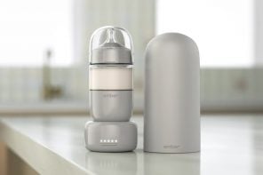 Ember的新型自动加热婴儿奶瓶将牛奶或配方奶粉保持在98.6华氏度的恒定温度
