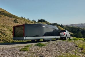 More aerodynamic than other EV trailers, Lightship L1 is designed for extended off-grid time and reduced drag