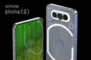 Nothing Phone(2)的概念渲染显示了一个新的字形界面，围绕着一个3镜头的相机布局