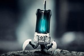 Robot-inspired GravaStar Supernova speaker doubles as lantern for outdoor enthusiasts
